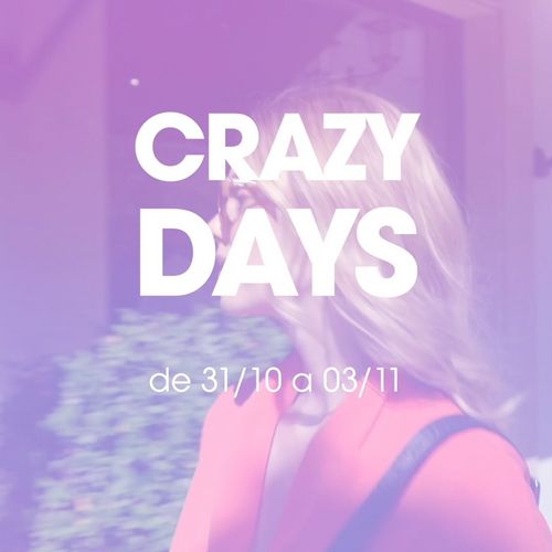 Os Crazy Days estão a chegar e este mês são crazy pink! 🛍️🩷🎗️ De 31 de Outubro a 3 de Novembro, não vai querer perder...